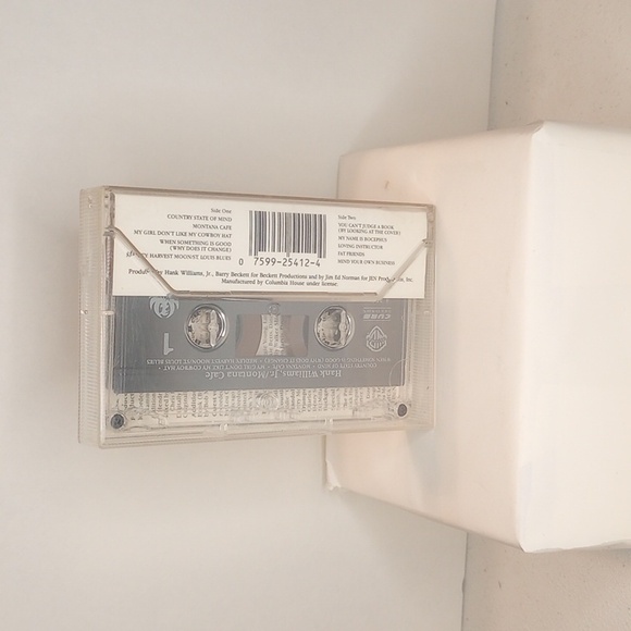 Hank Williams Jr Montana Cafe vintage cassette tape 1986 Warner Bros records Inc - Picture 2 of 9